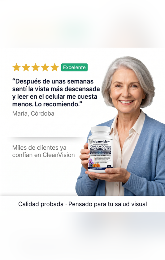 CleanVision® - Cuida tu salud ocular desde adentro, de forma 100% natural