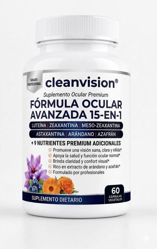 CleanVision® - Cuida tu salud ocular desde adentro, de forma 100% natural